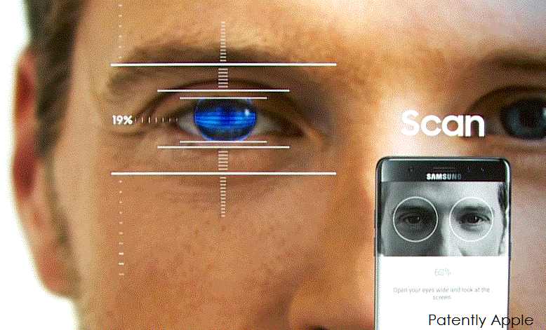 Samsung Patents a Iris Scanner