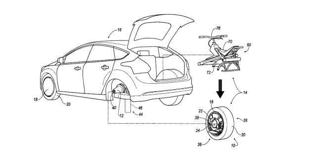 Ford’s Car Tire Transforms into Unicycle