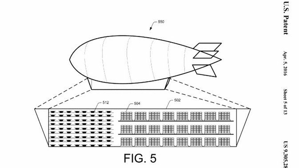 Amazon Patents Airborne Fulfillment Centers””